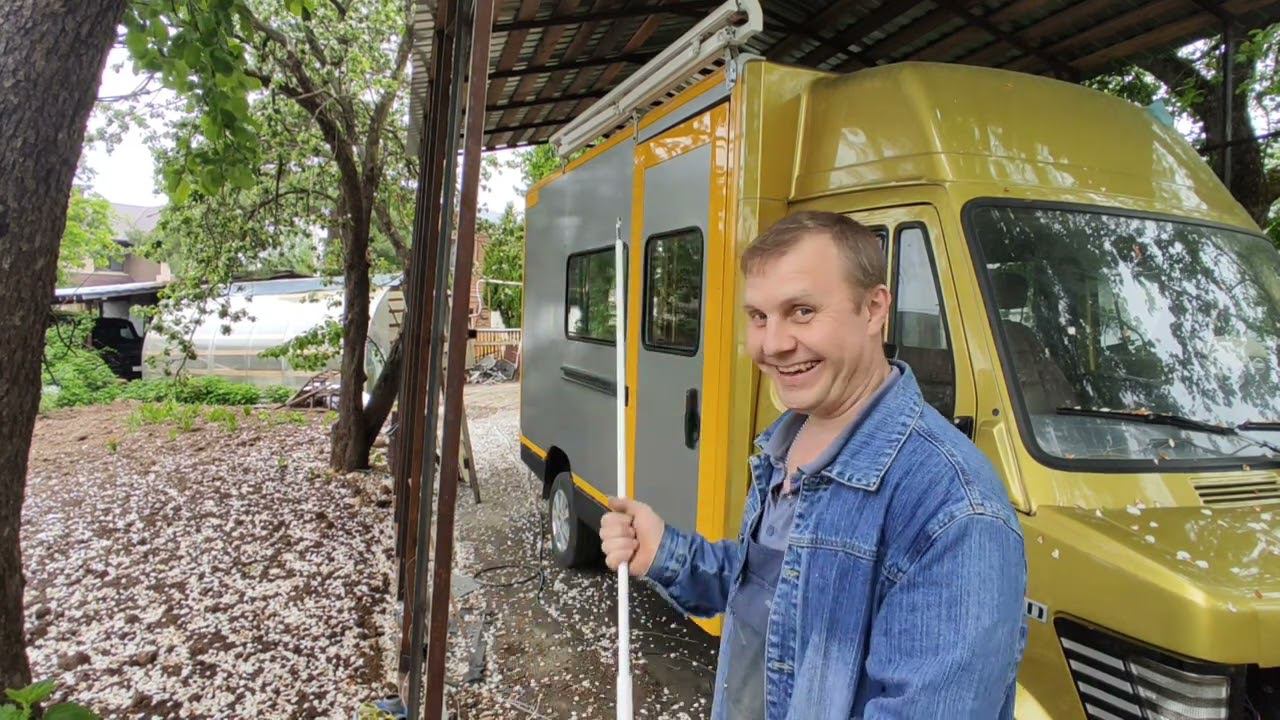 Шикарная маркиза своими руками за копейки. смотреть онлайн