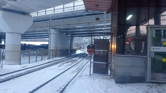 Электропоезд ЭД4М-0387 "ФЕДОРЧИЖОВ" №7012 "Москва(Ярославский-Вокзал)-Александров-1". смотреть онлайн