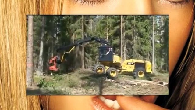 трактор который режит дерево за 5 секунд.. смотреть онлайн