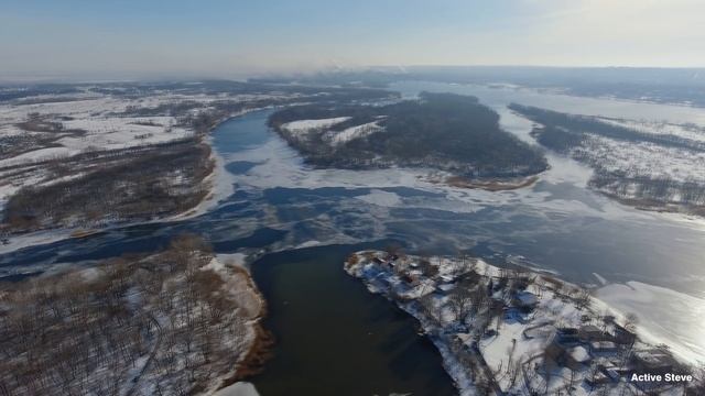 Зимняя рыбалка на "Калоше" с квадрокоптера смотреть онлайн