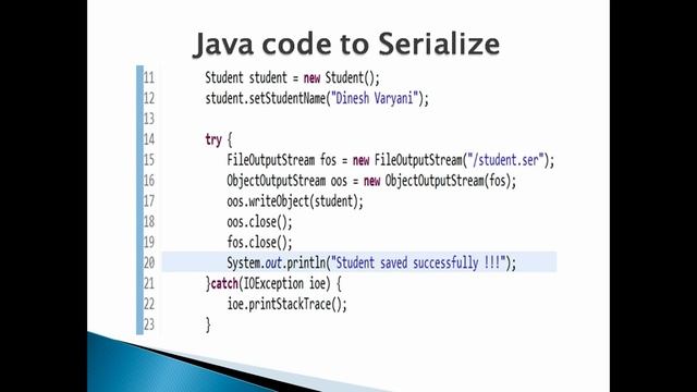 What is Serialization in Java ? (Java Interview Questions and Answers) смотреть онлайн