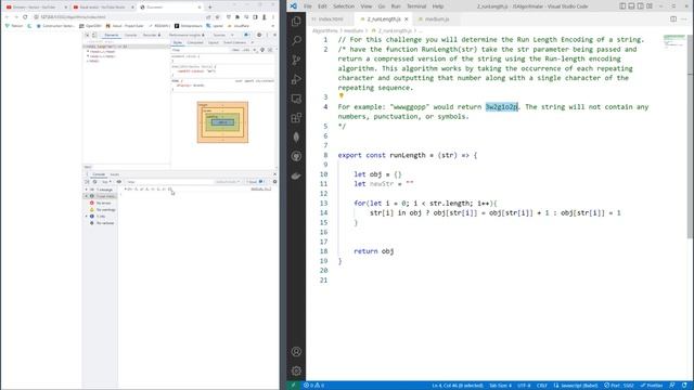 JavaScript İle Orta Seviye Algoritmalar 2 - Run Length CoderByte Algorithm Challange смотреть онлайн