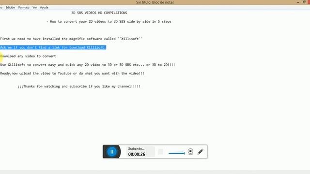 How to convert any 2D video to 3D or 3D SBS [IN 5 STEPS] etc... 2016 TUTORIAL смотреть онлайн