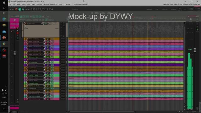 Mozart Symphony no.40, 1st movement (MIDI mockup) смотреть онлайн