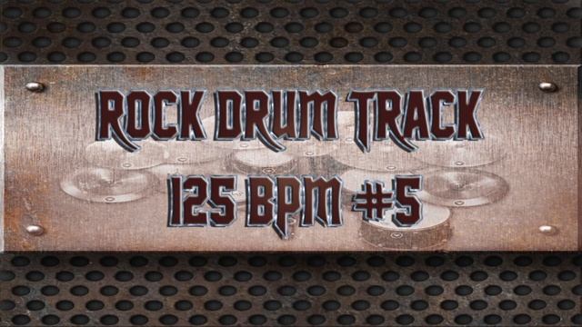 Simple Straight Rock Drum Track 125 BPM | Preset 2.0 (HQ,HD) смотреть онлайн