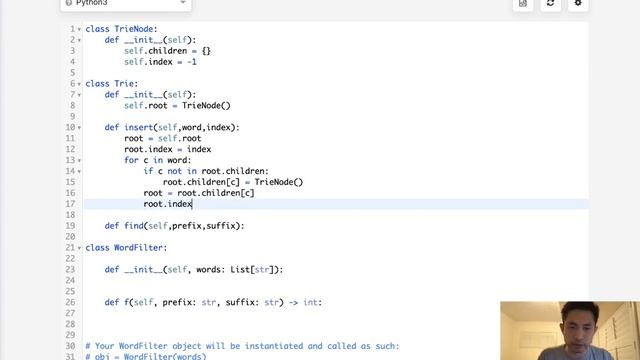 Leetcode - Prefix and Suffix Search (Python) смотреть онлайн