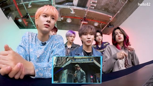 (CC)K-pop idols can't help but dance to Latin music I Bad Bunny, Lasso, Bomba Estéreo, Los Bunkers. смотреть онлайн