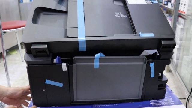 UNBOXING PRINTER EPSON L14150 (REVIEW) смотреть онлайн
