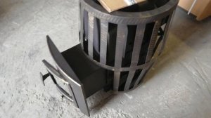 Чугунная печь для бани с закрытой каменкой Березка Воевода 20 ЗК