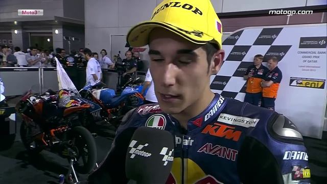 Moto3™ Qatar 2013 -- Luis Salom interview смотреть онлайн
