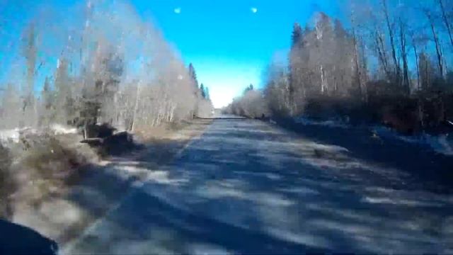 Трасса А114 на Вологду. [ Тихвинская объездная - вход в Вологодскую обл. ] смотреть онлайн