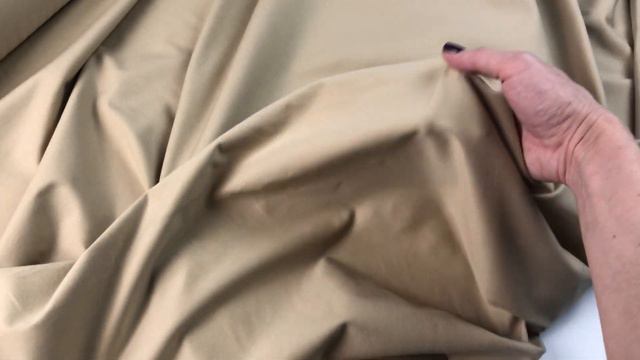 Ткань трикотаж кулирка (бежевый) 100% хлопок смотреть онлайн
