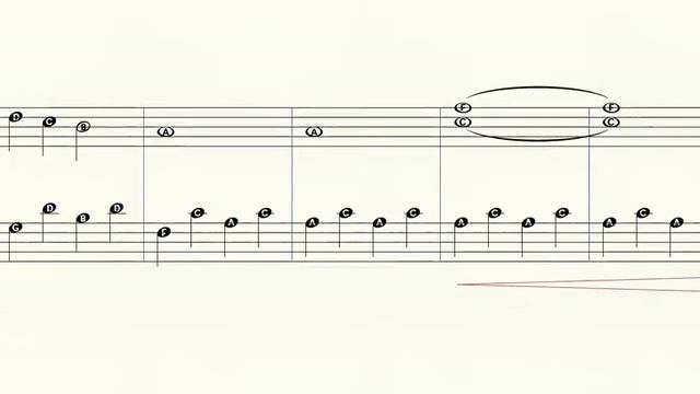 Piano - Falling Slowly - Letter Notes - Slow - Play Along смотреть онлайн