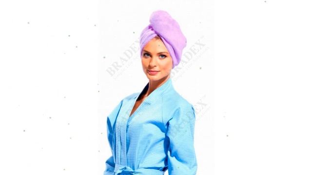 Полотенце-тюрбан 2шт обзор KZ 0285 бренд Bradex производитель Bradex (Израиль) смотреть онлайн