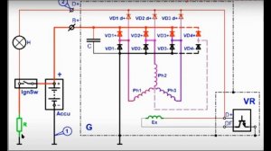 Проверяем генератор с клеммой D+