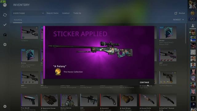 AWP | Silk Tiger BS Operation Reward and Sticker Craft (Full Craft!) Team EnVyUs (Holo) | MLG 2016 смотреть онлайн