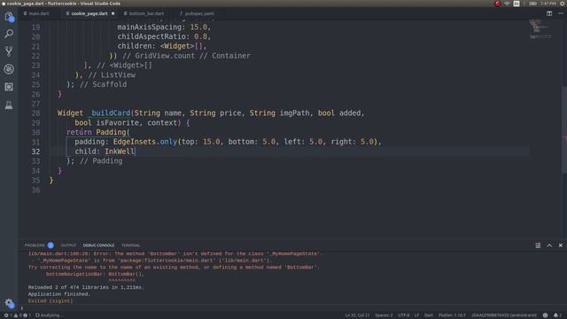 Flutter UI - Cookie Store - Speed Code смотреть онлайн
