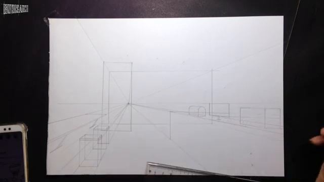 How To Draw a Simple Coffee Shop in One Point Perspective смотреть онлайн