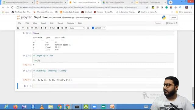 Python Tutorial for Beginners | Basic to Advance | Data Science Series | Session With Sumit |Day-1 смотреть онлайн