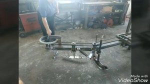 Косилка приствольная садовая откидная