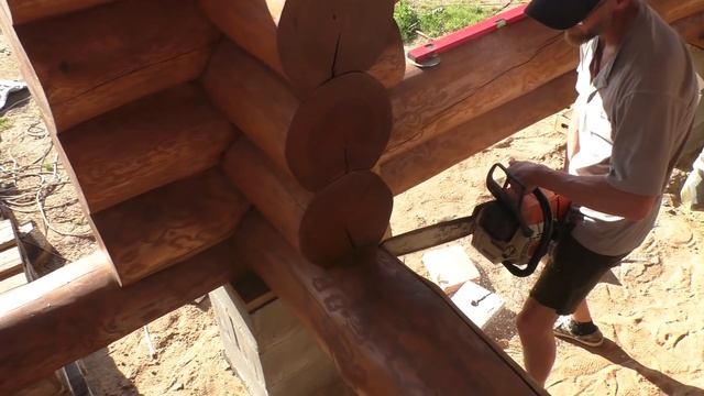 189. Рубленные дома, бани, беседки в Беларуси. Знакомство с мастером рубки срубов. Пинск. смотреть онлайн