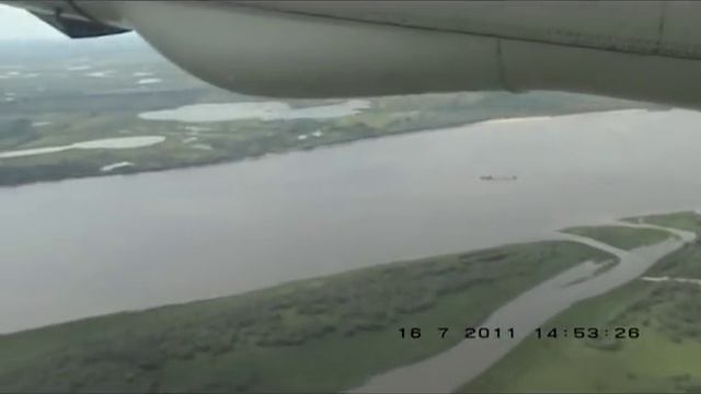 Самолет Ан-24. Взлет и посадка смотреть онлайн