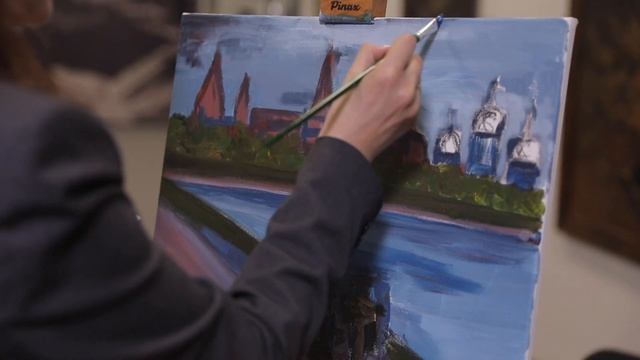 Мастер-класс по рисунку "Рассвет над Москвой. 22 июня 1941 года". смотреть онлайн