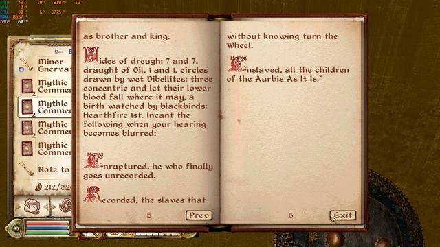 Elder Scrolls IV Oblivion Reading Mythic Dawn Commentaries смотреть онлайн