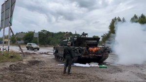 Запуск танка Т-80БВМ