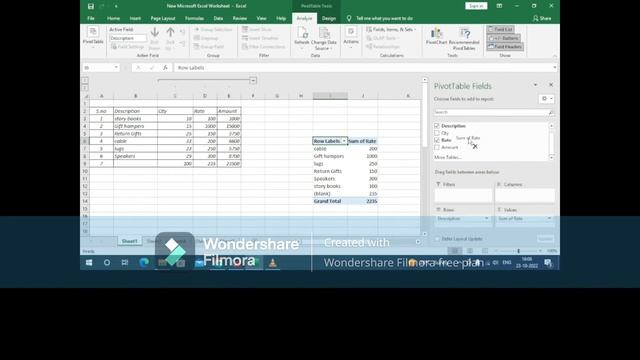 MS Excel - Pivot Table Example 1 video Tutorial смотреть онлайн
