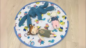 Как сшить коврик - мешок для игрушек своими руками