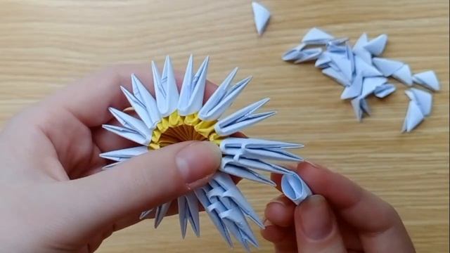 Модульное оригами _Ромашка смотреть онлайн