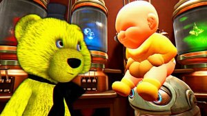 Отец Года Вернулся - Малыш в Желтом Надулся  Baby in Yellow Black Cat