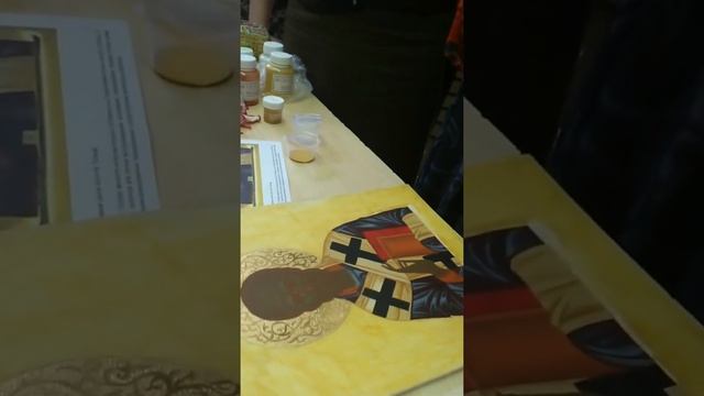 Первое Вохрение Личное #Николай Чудотворец ,,Уроки Иконописи, Яичная Темпера Наборно смотреть онлайн