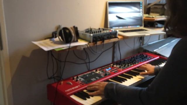 Piano improvisation in F on Nord Stage 3 смотреть онлайн