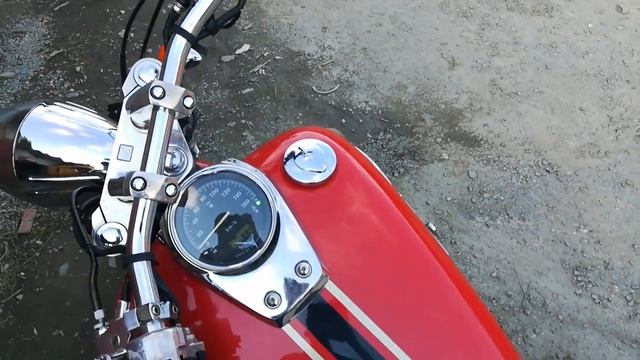 Запуск и работа двигателя Honda Shadow Slasher 400 смотреть онлайн