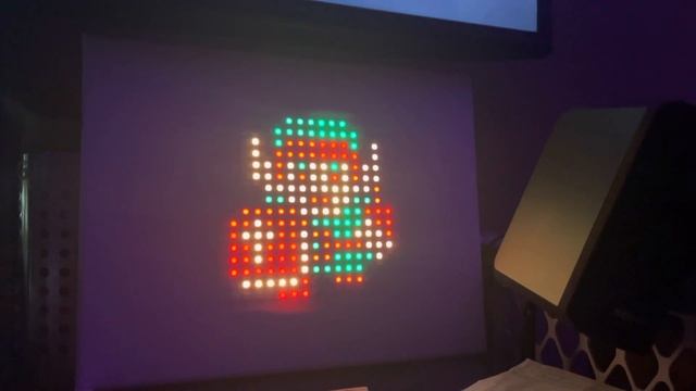 WLED pixel images on a 2D Matrix using HomeAssistant смотреть онлайн