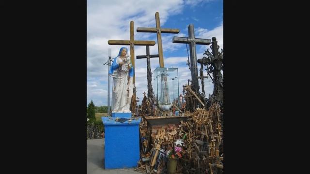 Hill of Crosses, Siauliai, Lithuania смотреть онлайн