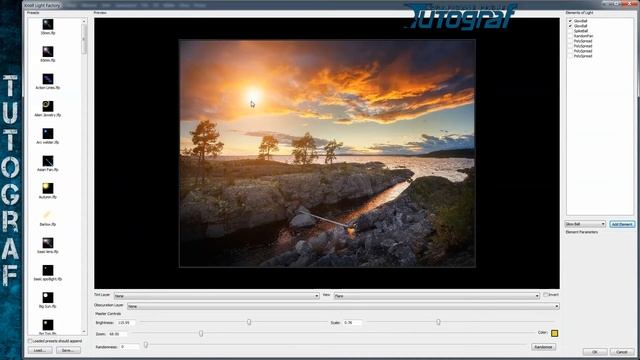 Photoshop - Red Giant Sowtware - Light Factory смотреть онлайн