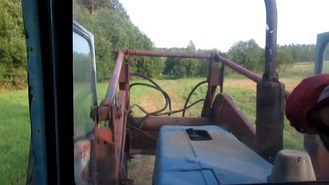 Поездка на тракторе МТЗ 80 г. Каменногорск смотреть онлайн