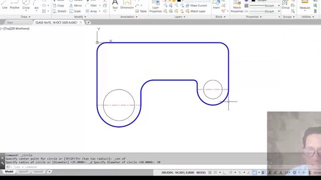 Práctica 1 clase AutoCAD : 4 Ventanas смотреть онлайн