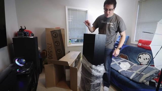 Unboxing My Polk Audio TSi 500 Floorstanding Speakers смотреть онлайн