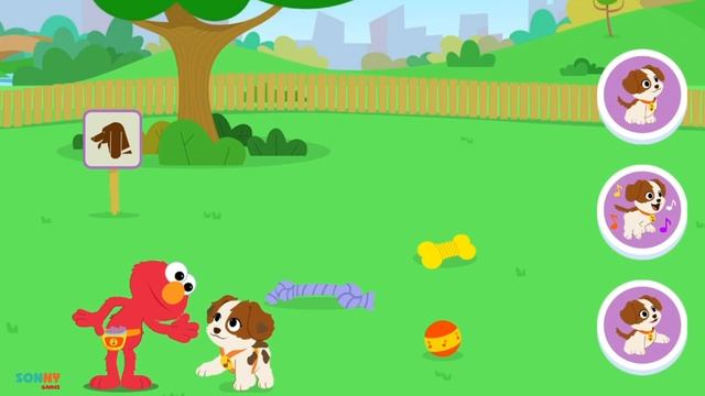 Sesame Street Games: Puppy Pet Care | PBS Kids Game смотреть онлайн