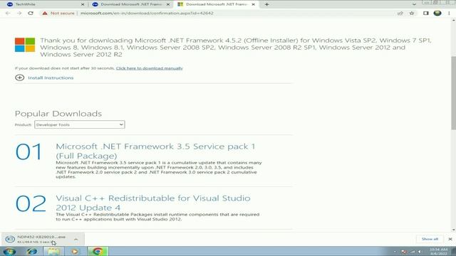 How to Download and Install Microsoft .NET Framework 4.5 for Windows 7 manually смотреть онлайн
