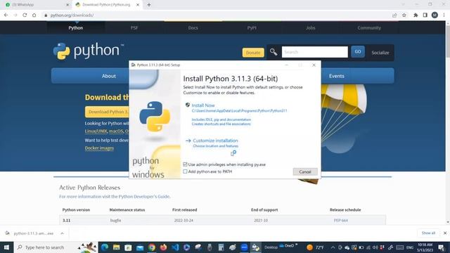 Python Tutorial Installation смотреть онлайн