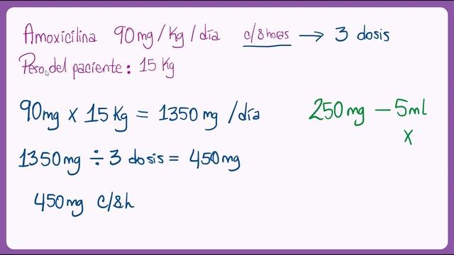 Calcular Dosis Mg/Kg/día Y Mg/Kg/dosis | ¡Muy Fácil!