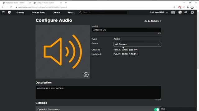 I made a among us meme sound effect on roblox. смотреть онлайн