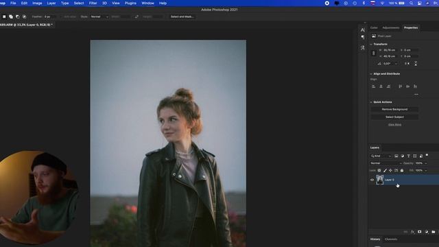 Как сделать эффект плёнки на фотографии в Photoshop | KODAK Preset | Эффект старой фотографии смотреть онлайн