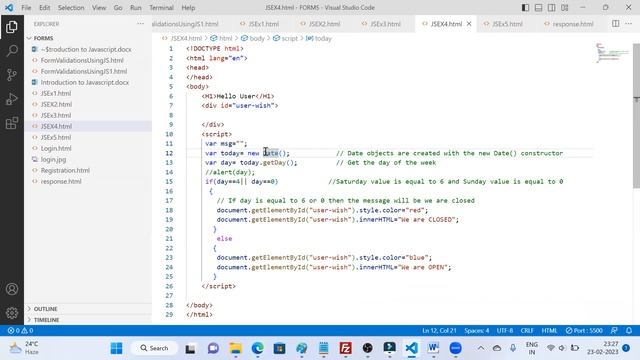 JAVA SCRIPT | HOW TO USE DATE & TIME IN JAVASCRIPT | SOFTWARE SERVICES & SOLUTIONS смотреть онлайн