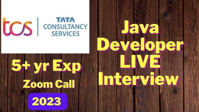 TCS java developer lead LIVE interview questions and answers | Live Streaming ?| Core Java| Spring. смотреть онлайн
